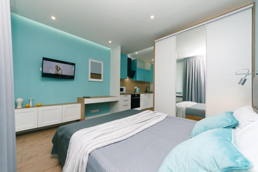 Happy Apartment, Warmth, Comfort, Turquoise Kiev Luaran gambar